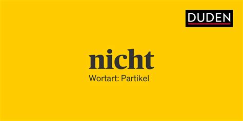 nicht duden|nicht meaning.